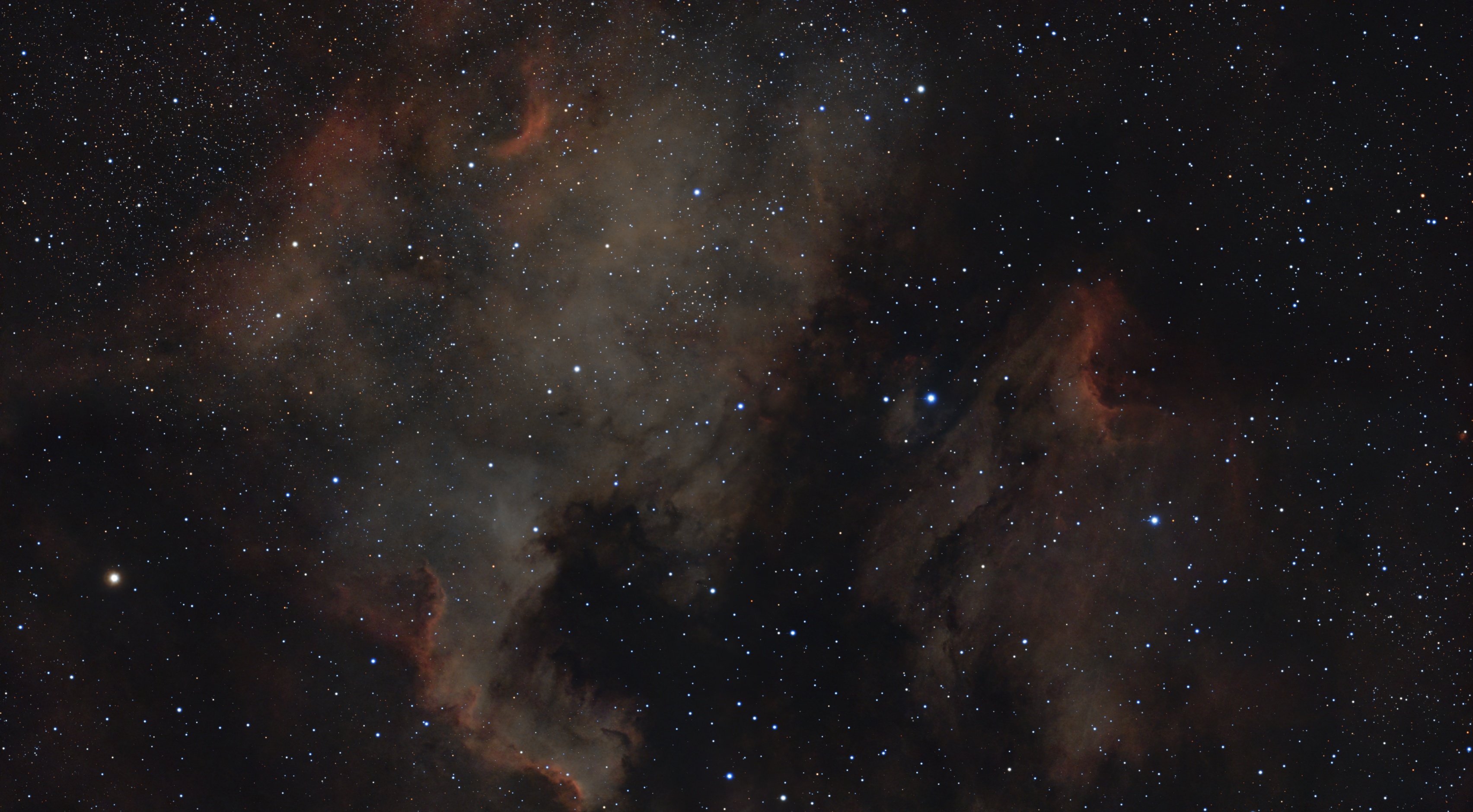 North America and Pelican Nebulas
